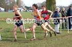 4303 Steve Vernon (Greater Manchester) lead 4426 Richard Goodman (Middlesex) and Dewi Griffiths (West Wales) in the the senior mens Inter Counties Cross Country, Cofton Park, Birmingham. Photo: David T. Hewitson/Sports for All Pics